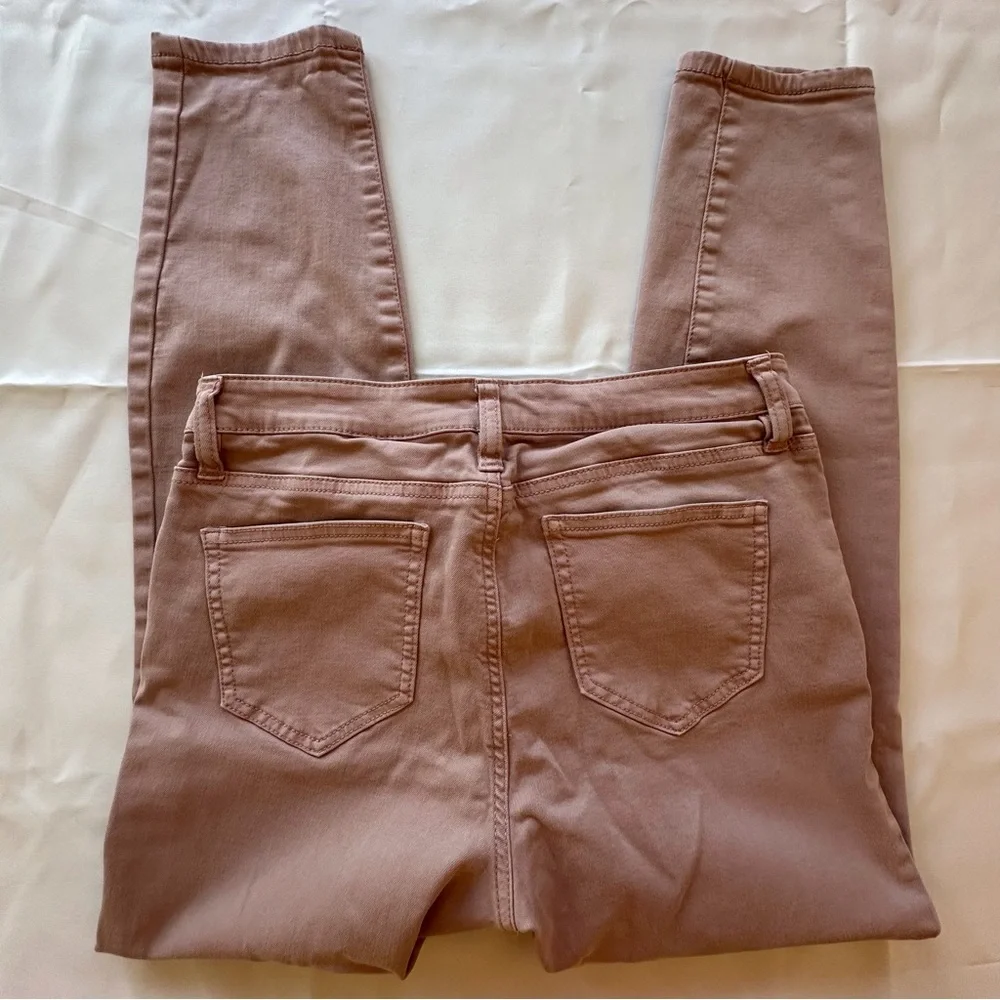 Buffalo David Bitton‎ Avalon mid rise ankle skinny light pink jeans women’s 6 - Picture 6 of 14